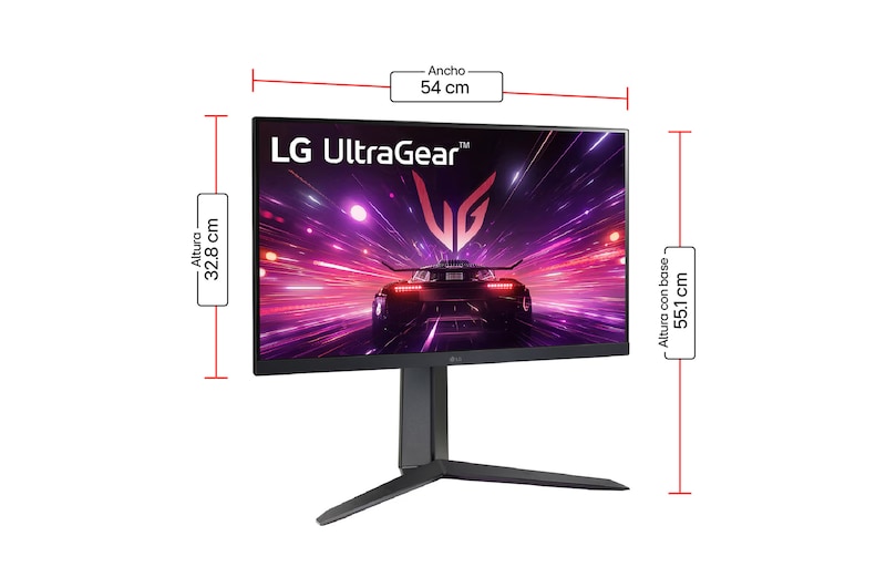 Dimensiones Monitor Gamer UltraGear™ 24" FHD